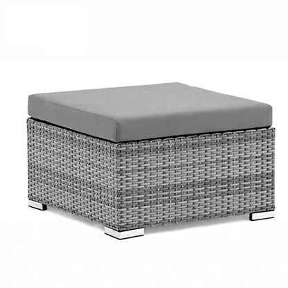 Patio Furniture Outdoor Gray Rattan Lounge Set  Outdoor Couch