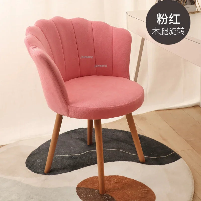 Nordic Leisure Backrest Computer Chair Luxury Bedroom Armchair Modern Office Chair Living Room Furniture Swivel Chair L K