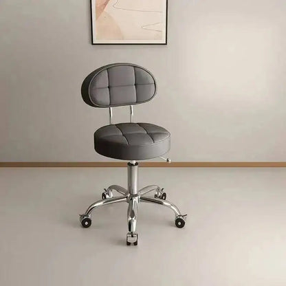 Big work stool hair cutting chair rotating lifting round stool pulley hair salon special beauty stool