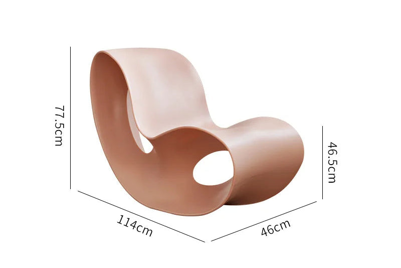 Small apartment living room balcony household outdoor lazy bedroom leisure rocking chair
