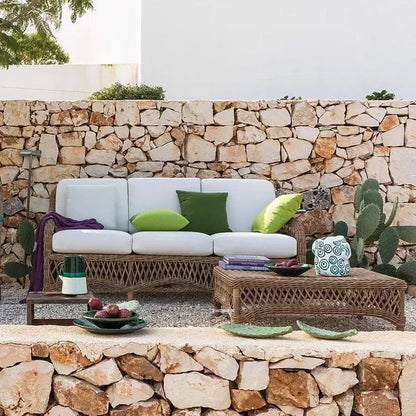 Outdoor PE Rattan Garden Chairs Balcony Courtyard Garden Waterproof Sofa Chair Outdoor Terrace Leisure Chair Outdoor Furniture T