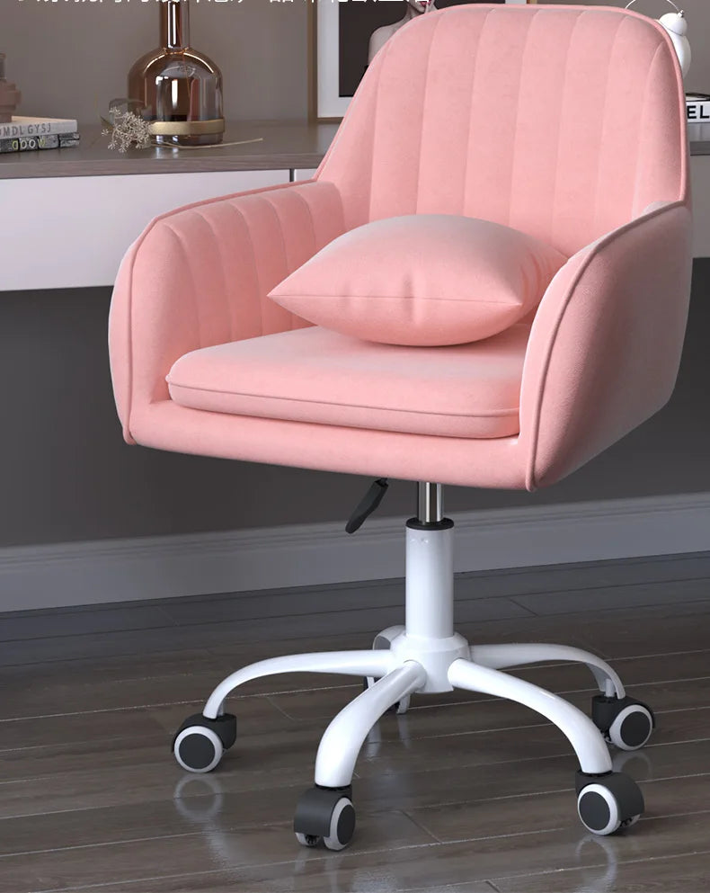 Modern Lift Swivel Office Chairs Study Room Chair Home Backrest Leisure Makeup Chair Bedroom Comfortable Computer Gaming Chair
