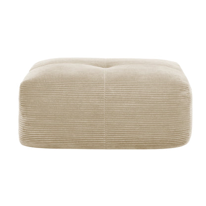 1piece Modern Lovely Sofa Without Armrests with Cushion, Living Room Furniture, Modular Corner Sofa, Premium Cordstock Fabric