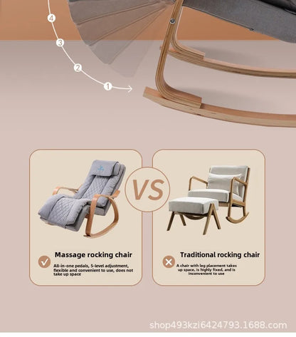 Soft chair household small multi-functional office recliner massage rocking  intelligent  sofa Pedicure  armchair  sillas