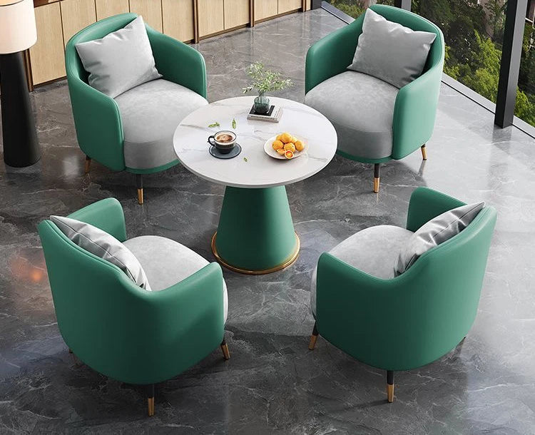 Office Furniture Set Meeting Table And Chairs Combination for Reception Room Lounge Sofa And Coffee Table