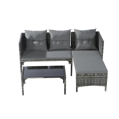 Factory Hot Selling High Quality PE Rattan Garden Leisure Sofa Bed for Hotel Outdoor Party