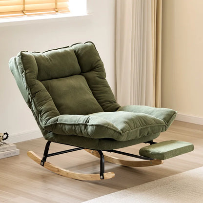 Single sofa  Living room lazy rocking chair Reclining  Adult rocking chair