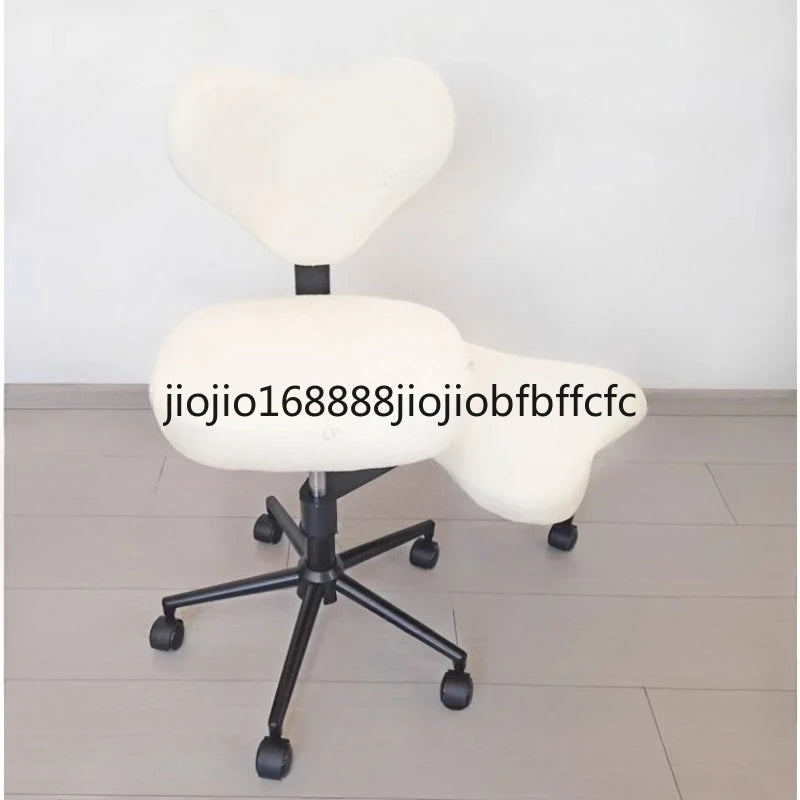 Cross Leg Chair - Meditation Chair with Wheels, ADHD Chair, Height Adjustable Seat, Adjustable Footstool