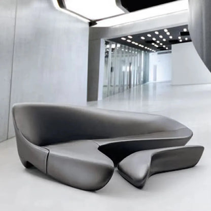 Formes inhabituelles canapé italien moderne combinaison système de lune canapé de luxe salon meubles de maison ensembles