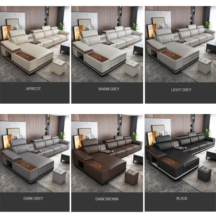 #For Living Room Sofa Sectional Sofa Living Room Furniture Contemporary Modular Sectional  Leather Sofa Couch*