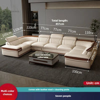 Light Luxury Living Room Sofas Villa Comfortable Italian Style Design Modularity Sofas Recliner Sofas for Living Room Furniture