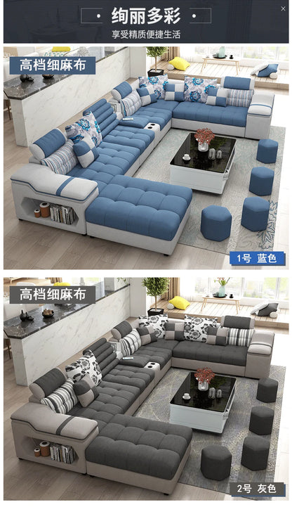 Living Room Minimalist Sofa Sectional Luxury Modern Home Sofa Lazy Comfortable Canape Salon De Luxe Furniture Accessories