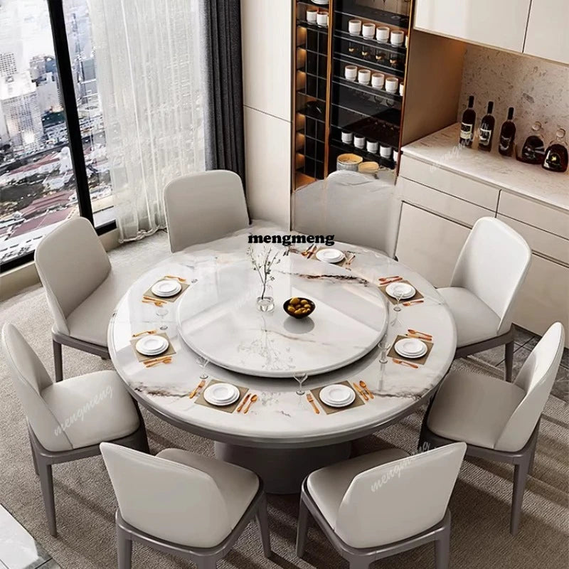 Mid Century Marble Dining Table Nordic Round Chairs Service Lounge Dining Table Designer High Mesas De Comedor Kitchen Furniture