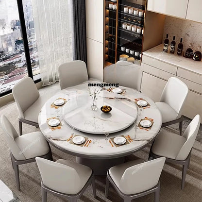 Mid Century Marble Dining Table Nordic Round Chairs Service Lounge Dining Table Designer High Mesas De Comedor Kitchen Furniture