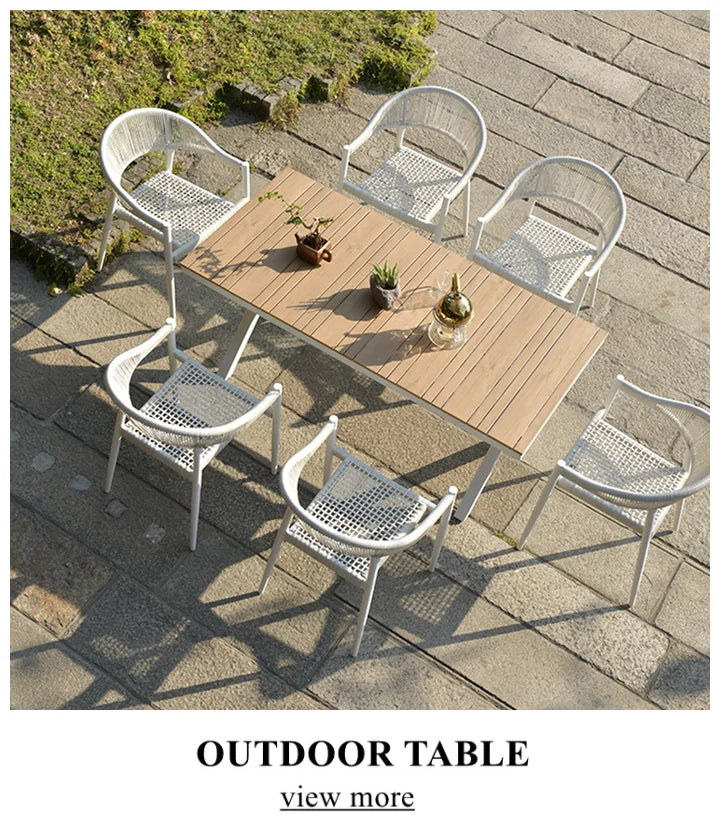 Leisure Outdoor wood Furniture waterproof villa sectional garden solid teak  wood outdoor sofa