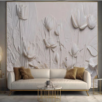 Custom Photo Wallpaper Modern Simple Art Lotus Flower Murals Living Room Bedroom TV Backdrop Wall Decor Luxury 3D Wall Papers