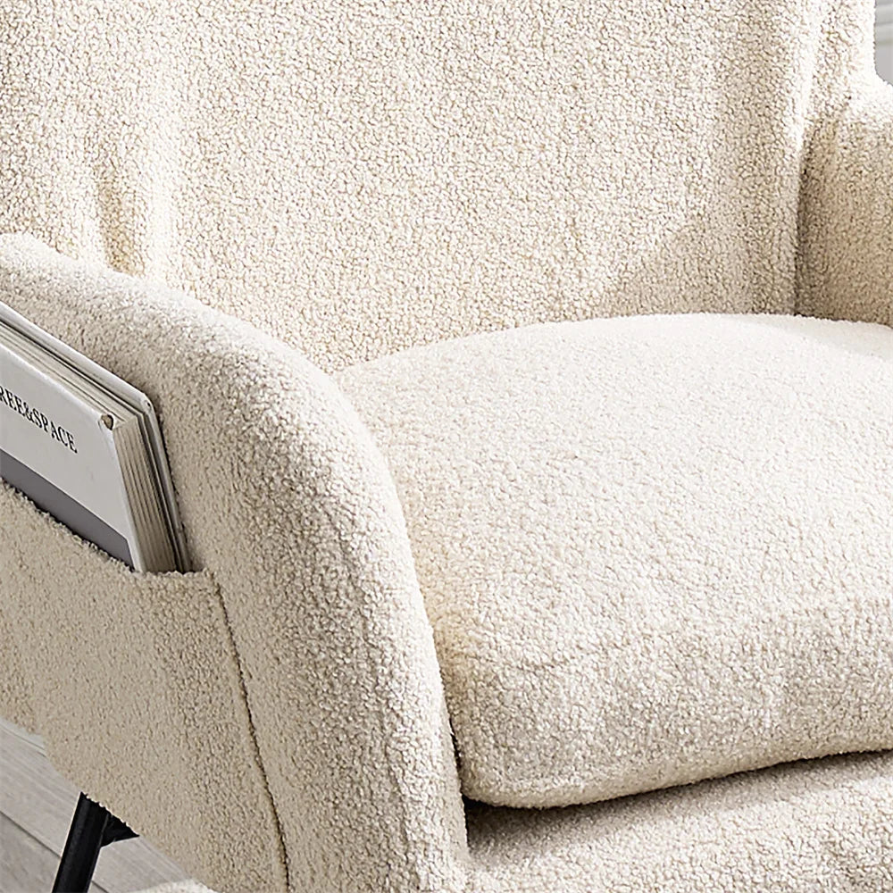 Lazy Sofa Rocking Chair Bedroom Lounge Chair Carefree Adult Living Room Single Balcony Leisure Rocking Chair Recliner Chairs
