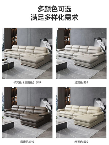 Real Minimalist Living Room Sofas Classic Sleeping Modern Lounge Sofa Leather Luxury Soft Couch Wohnzimmer Furniture For Home