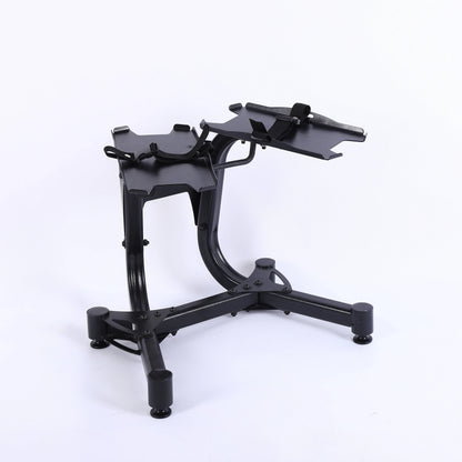 l Adjustable Dumbbell Bracket Metal Old Weight Bracket Storage Bracket with Wheels Dumbbell Weight Household
