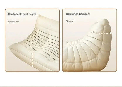 Caterpillar Sofa Designer, Two Person Lazy Leisure Chair, Three Person Small-sized Sofa