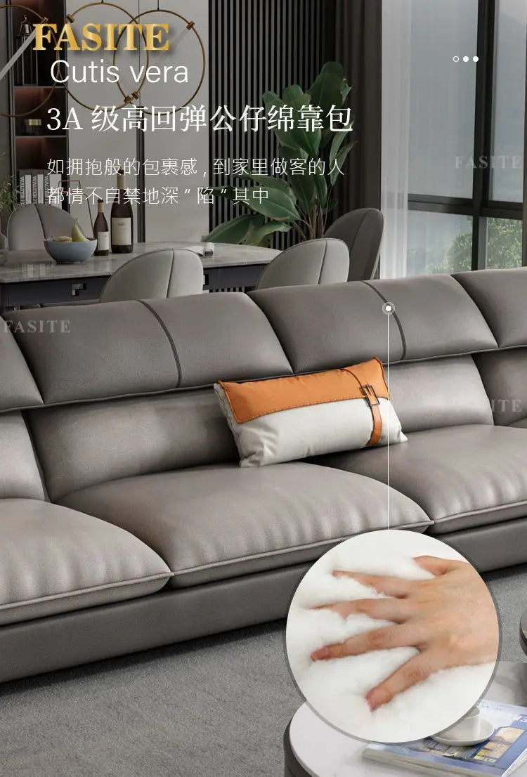 Nordic leave-in light luxury technology cloth sofa modern simple living room fabric latex minimalist sofa