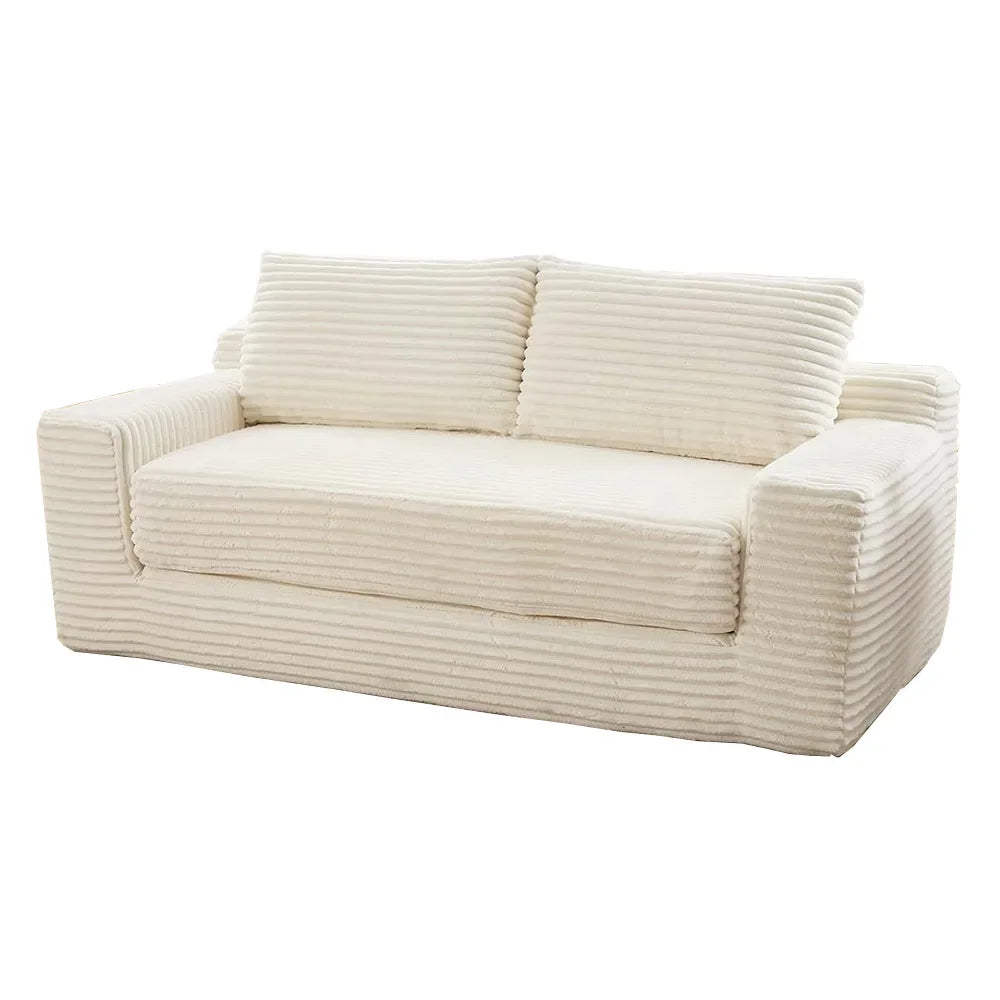 JC Modular Fabric Folding Vacuum Compression Sofa Bed Living Room Sofa Sponge Lazy Frameless Boneless Sofa Chair
