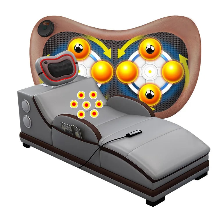 New Fashion L Shape Smart Massage Couch Living Room Furniture Leather Sofas