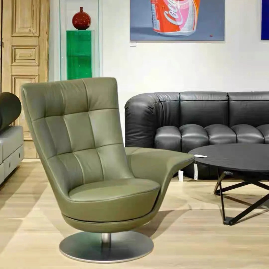 FRP Creative Armrest Rotating Leisure Chair Villa Hotel Reception Chair