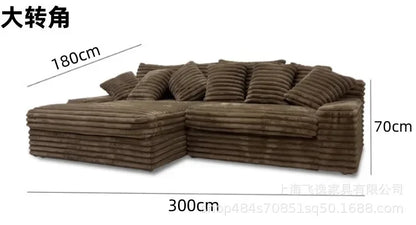 Down clouds huge sitting deep sense removable and washable combination living room balcony bedroom sofa
