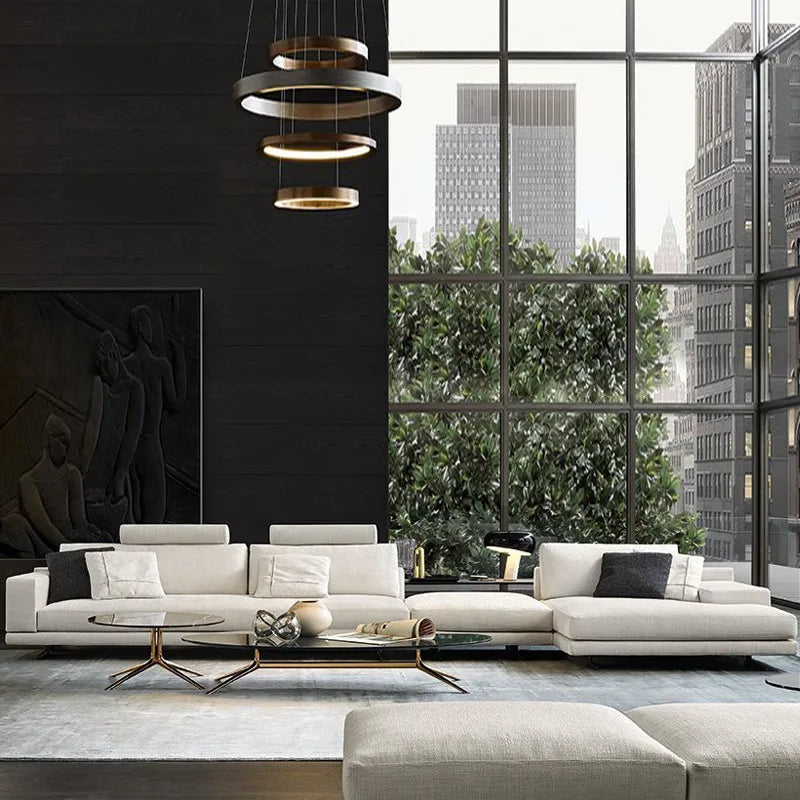 Nordic living room fabric sofa complete combination modern simple home disposable sofa