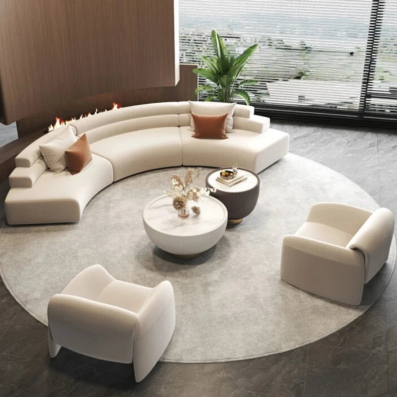 Modern Nordic Living Room Sofas Conference Tables Office Sectional Corner Outdoor Sofa Curved Designer Muebles Home Furniture