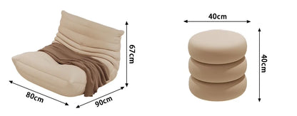 Lazy Classic Living Room Sofas Floor Designer Cushion Comfortable Sofa Elegant Relax Meuble De Salon Furniture Accessories