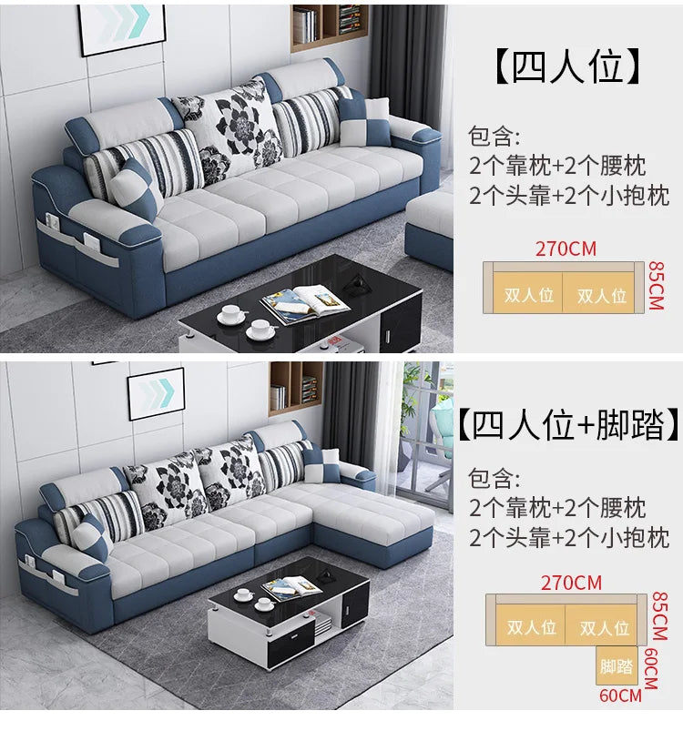 Designer Luxury Outdoor Sofa Relaxing Mid Century Nordic Sectional Living Room Sofas Couch Lazy Divano Lounge Suite Furniture