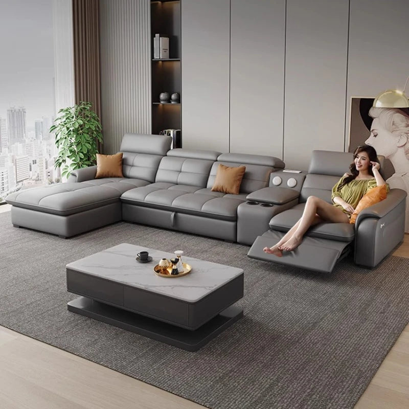 Italian Modern Sofas Minimalist Living Room Electric Lazy Sofas Relax Armchairs Apartment Articulos Para El Hogar Accessories