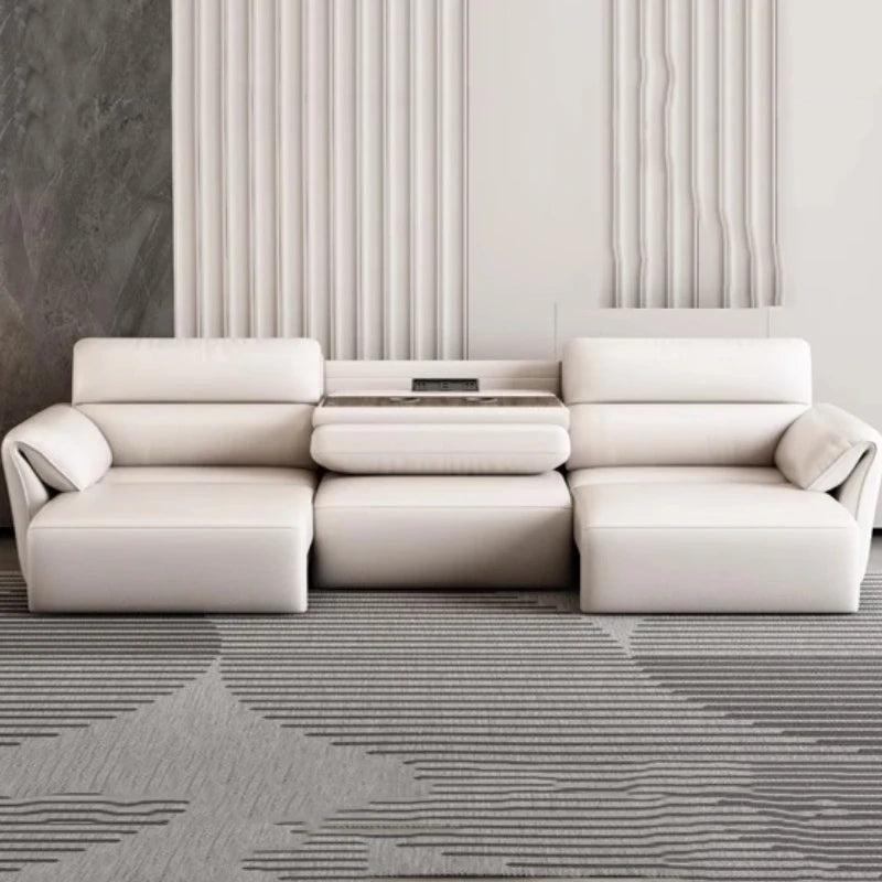 Minimalist Modern Sofa Electric Adults Cushion Comfortable Double Sofa Floor Apartment Divani Da Soggiorno Home Accessories