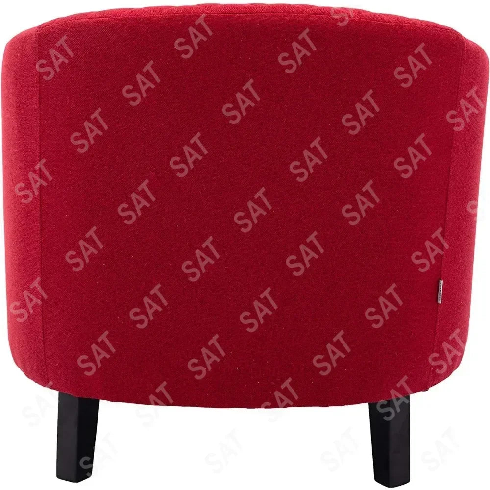 SAT2 for  Room Chair with Solid Wood Legs and Nailhead, Classic Upholstered Accent Armchair, Soft Linen Fabric Living Room Chair