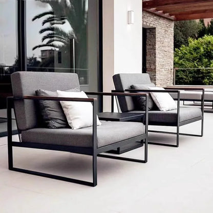 Outdoor Sofa Courtyard Garden Terrace Waterproof Sunscreen Hotel Outdoor Leisure Furniture Combination