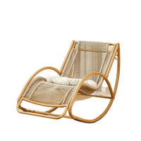 Balcony leisure rocking chair waterproof sunscreen courtyard recliner rattan