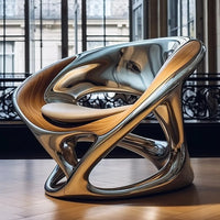 Modern Unique Shape Creative Design Fibreglass Leisure Chair Living Room Furniture for Home Hotel Villa