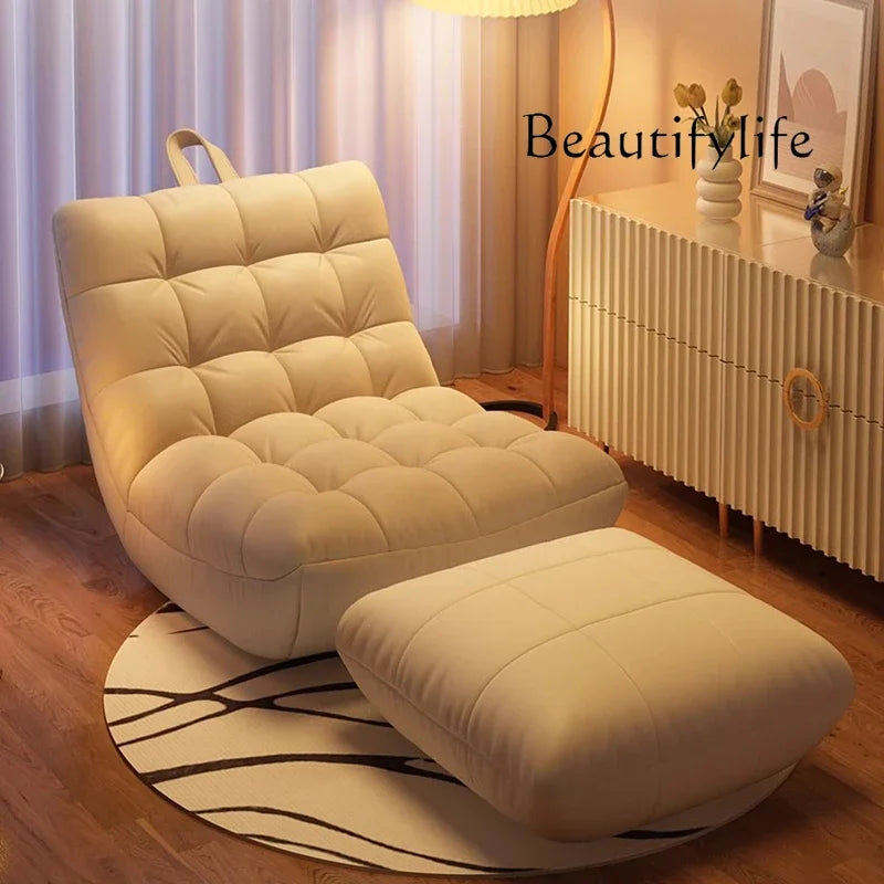 uu White Cream Living Room Chairs Relaxing Balcony Throne Comfortable Vintage Beauty Chairs Ergonomic Fauteuil Trendy Furniture