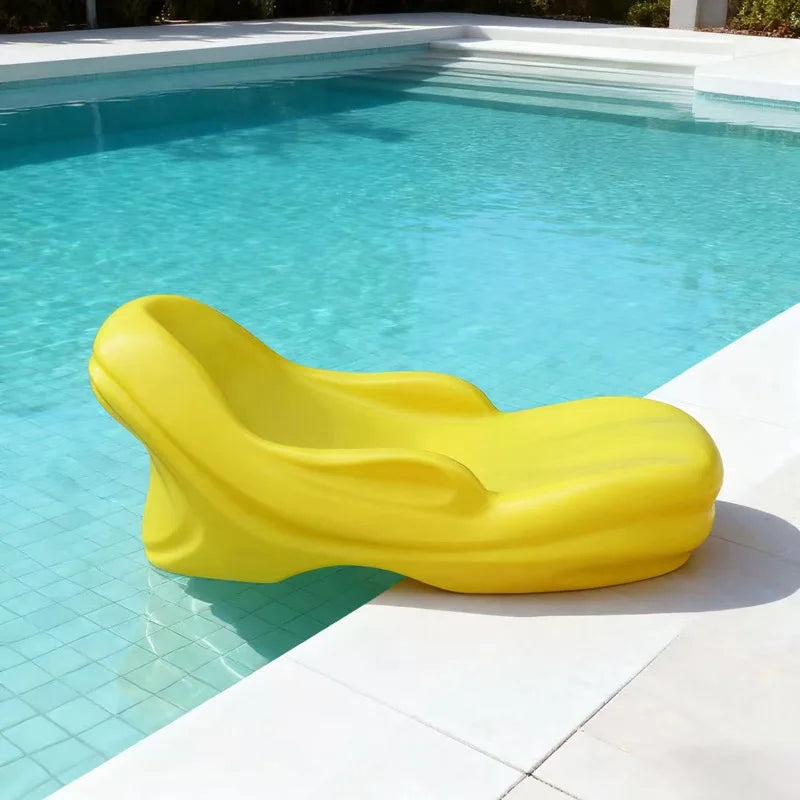 Beach Chair Hotel Pool Lounge Public Lounge Chair Hot Spring Pool Villa Sun