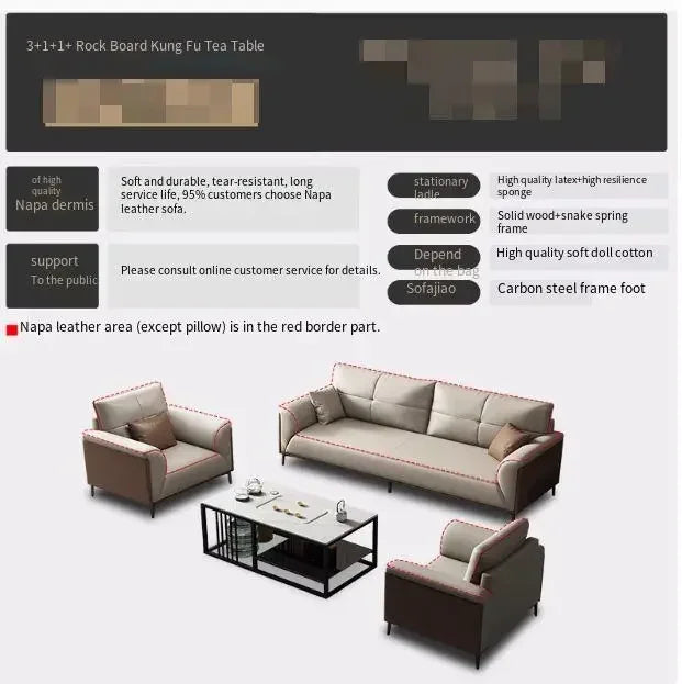 Designer Luxury Living Room Sofa Set Minimalist Beige Sectional Modern Nordic Sofas Puffs Double Canape Salon Home Furniture