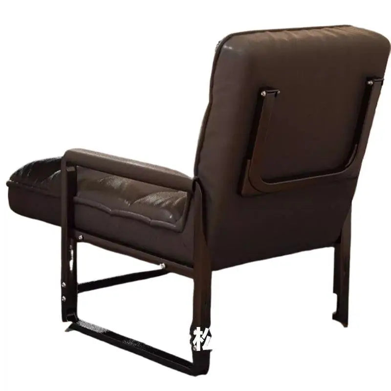 Foldable Recliner Armchair Living Room Chair Nap Lounge Chair Office Sofa Chair Comfortable Ergonomic Adjustable Furniture