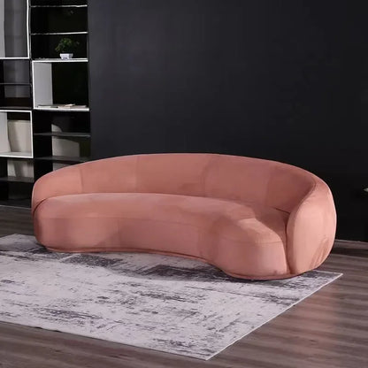 Round Teddy Sofa Lounge Nut Circle Curved Couch White Modern Sofas Chaise Lounge Nordic Style Canape  Living Room Furniture