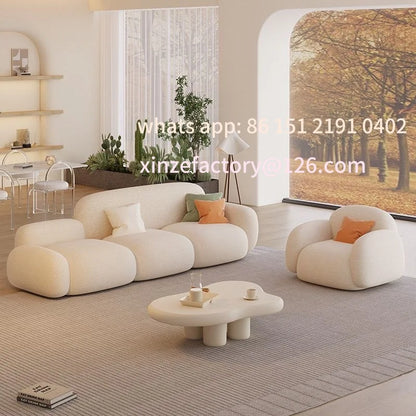Customizable simple modern beauty salon sofa small apartment design