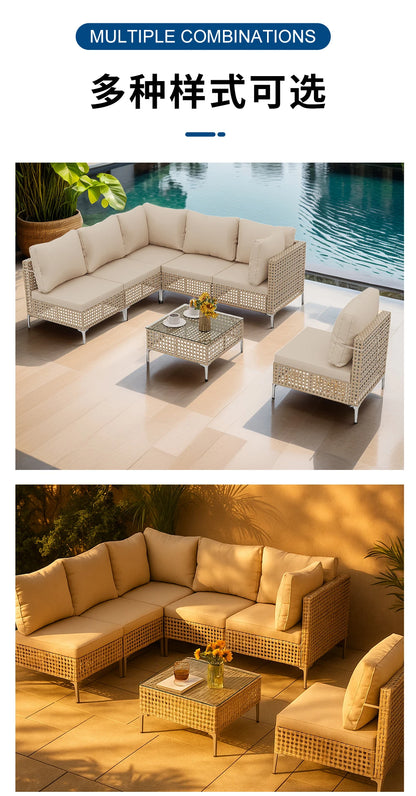 Armchair Boho Garden Furniture Sets Retro Plastic Garden Furniture Sets Gazebo Fabric Loungeset Garten Garden Furniture Outdoor