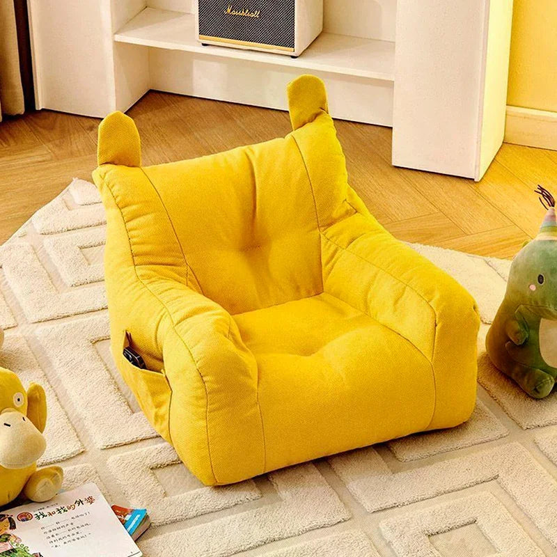 Soft Small Sofa Chair Comfortable Ergonomic Living Room Lazy Sofa With Storage Bag Children's Bear Sofa Chair For Boys And Girls