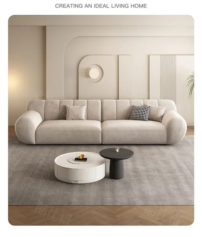 Fabric Living Room Sofas Modern Minimalist Sectional Modular Sofa Elegant Comfortable Canape  De Luxe Nordic Furniture