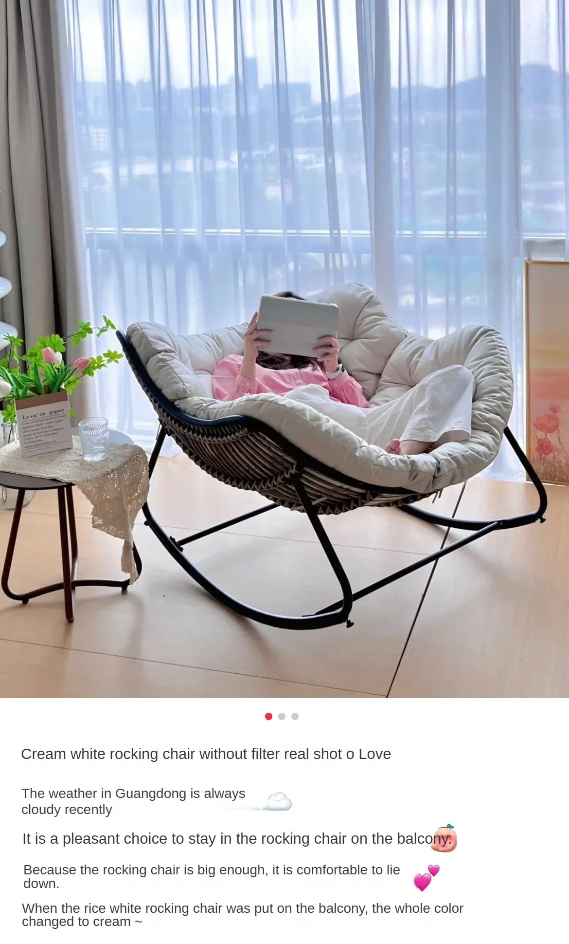 Dog House, Lunch Break, Balcony, Bedroom Internet Celebrity Lounge Chair, Rocking  Living Room  Lazy Sofa, Human