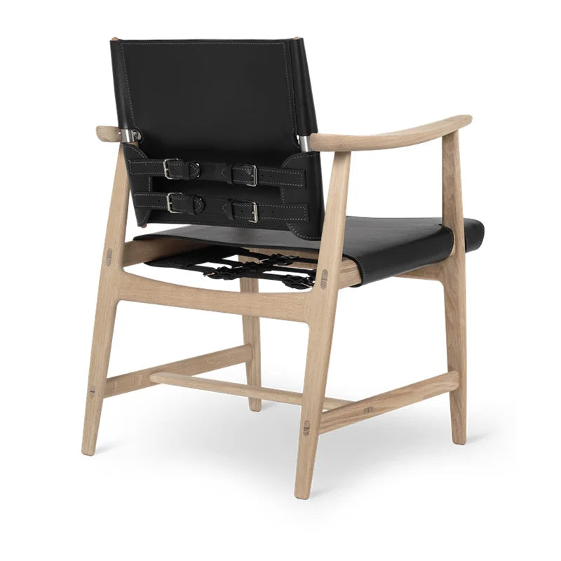Light Luxury Living Room Chair Saddle Leather Dining Chair Dining Chairs Ash Wood Backrest Chairs Home Bedroom Study Chairs
